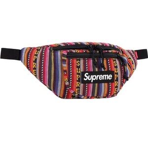 Supreme Colorful Striped Waist Bag